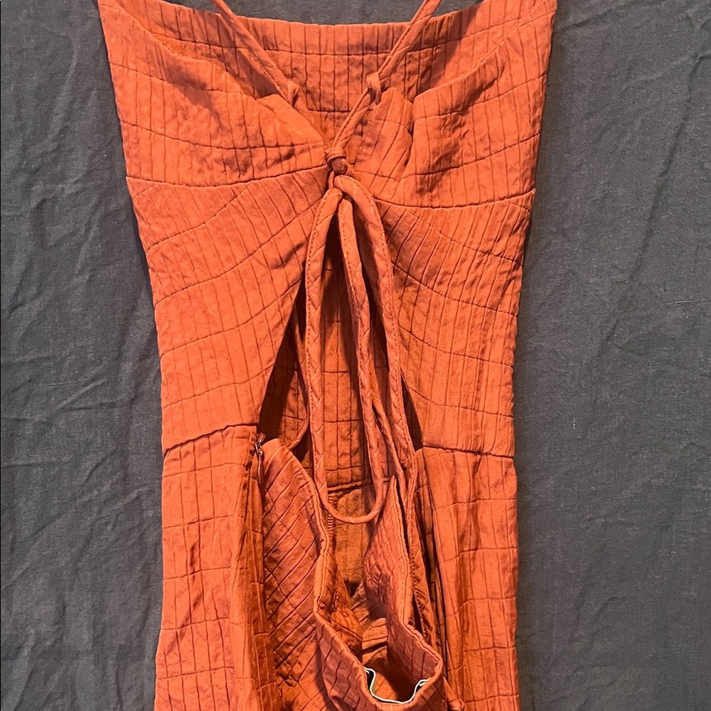 Paloma Wool Red Jumpsuit - Picture 3 of 4